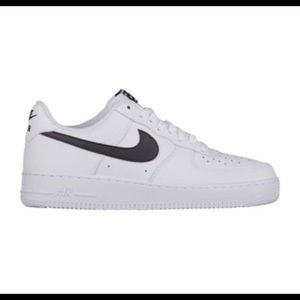 White and black Air Force 1 size 8